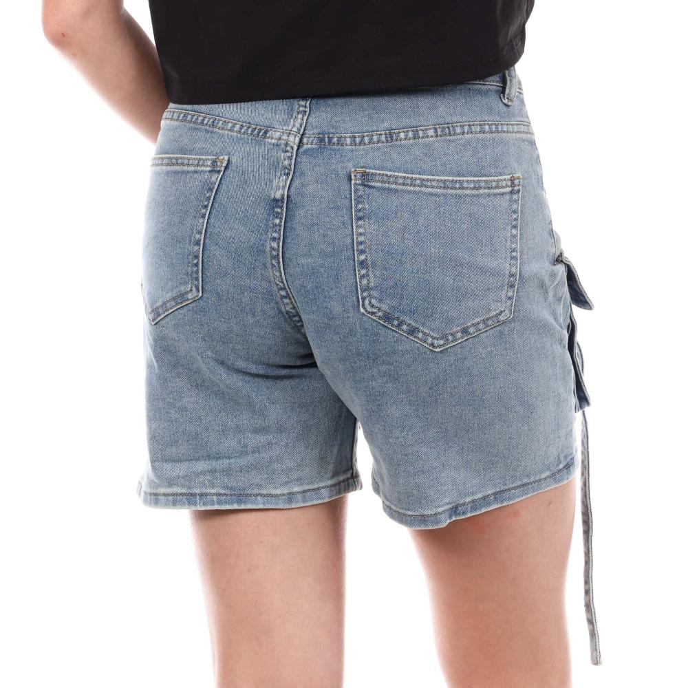 Short Cargo Bleu Femme Monday Premium BUE vue 2