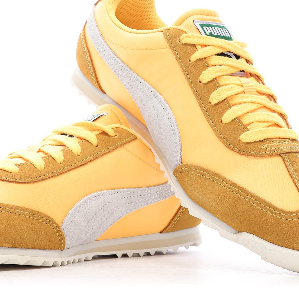 Baskets Orange Mixte Puma Arizona Nylon vue 7