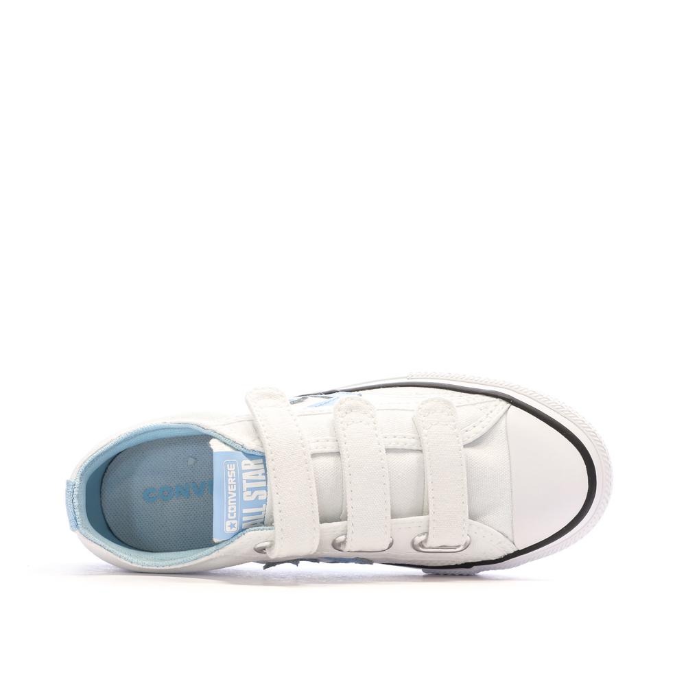 Baskets Blanches/Bleu Garçon Converse Star Player 76 Easy vue 4