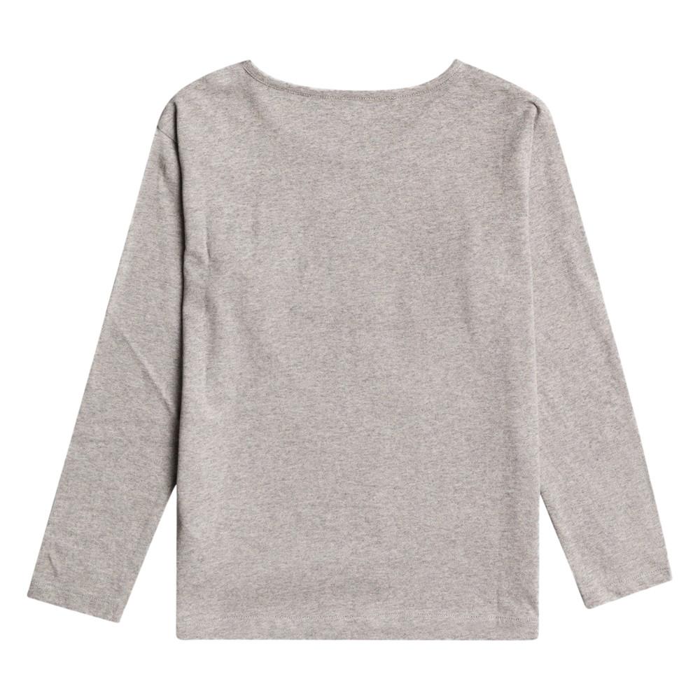 T-shirt Gris Fille Roxy The One vue 2