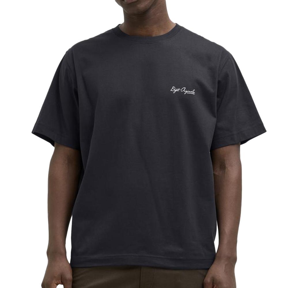 T-shirt Noir Homme Jack & Jones Lington pas cher