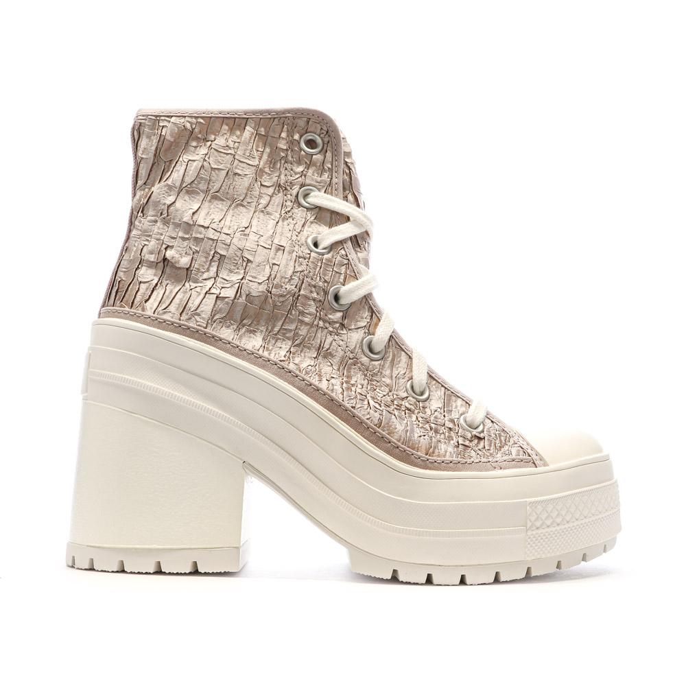 Baskets Roses Femme Converse Chuck 70 Luxe Heel vue 2