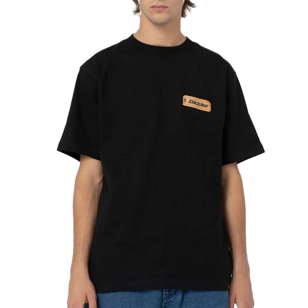 T-shirt Noir/Orange Homme Dickies Paxico pas cher