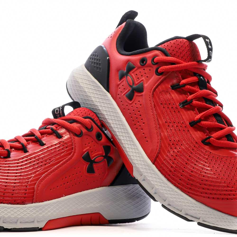 Chaussures d'entraînement Rouge Homme Under Armour Charged Commit 3 vue 7