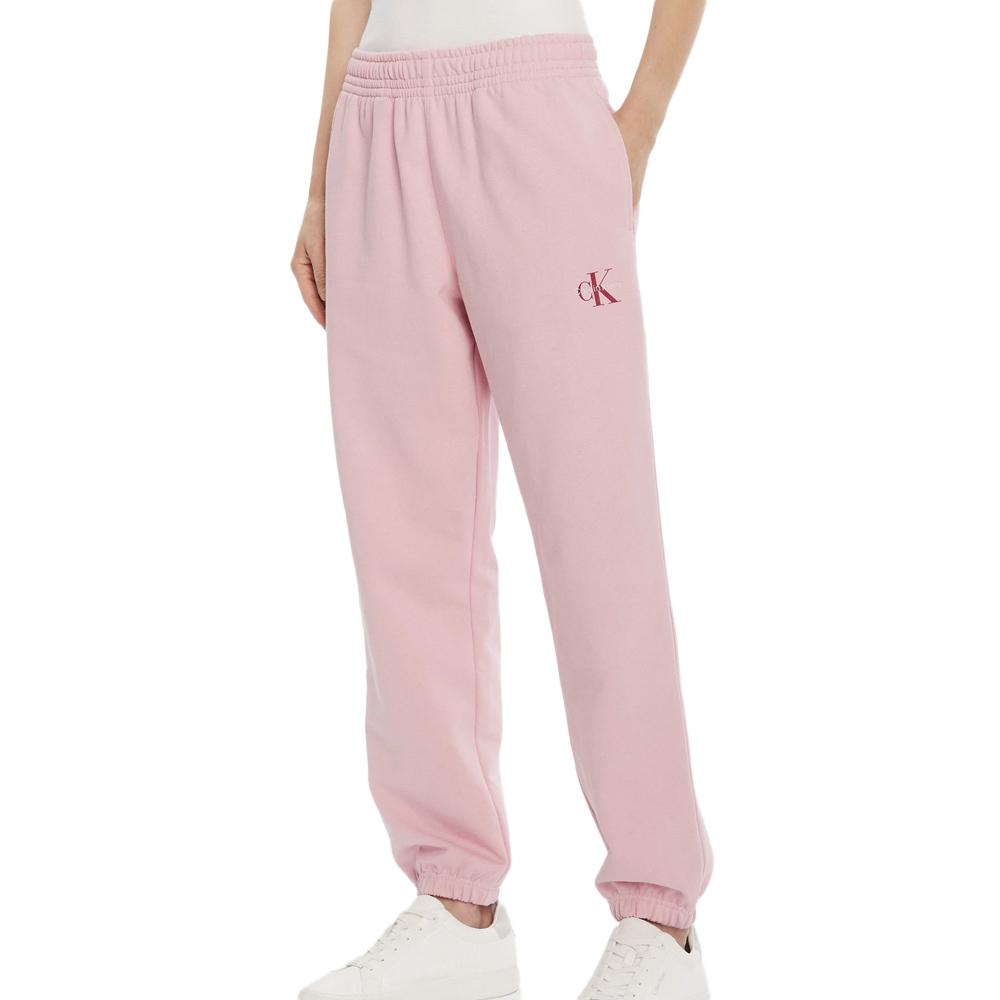 Jogging Rose Femme Calvin Klein Jeans Monologo pas cher
