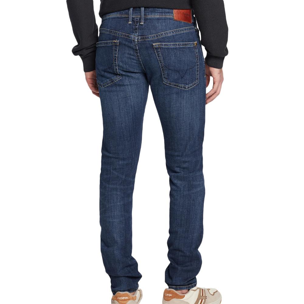 Jean Slim Bleu Foncé Homme Pepe jeans Hatch vue 2