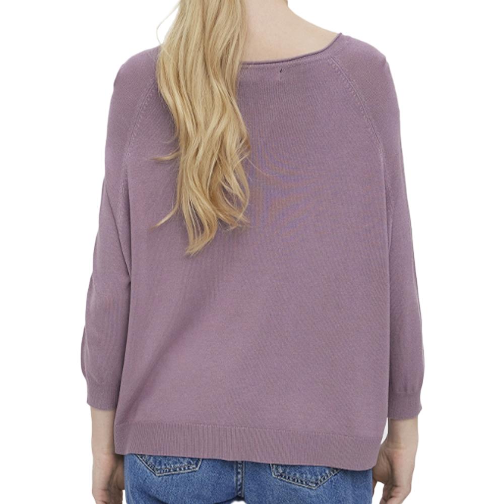Pull Violet Femme Vero Moda Nellie vue 2
