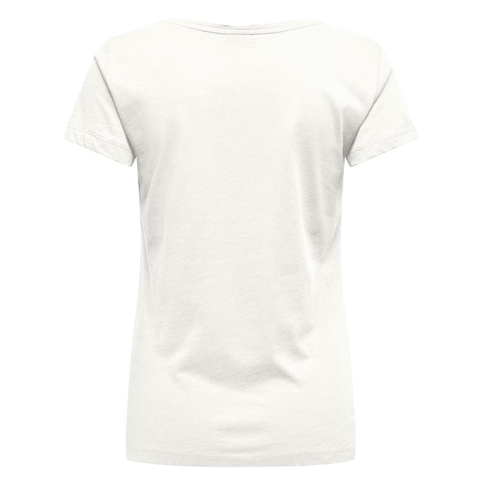 Camiseta blanca/negra para mujer JDY Paris ver 2