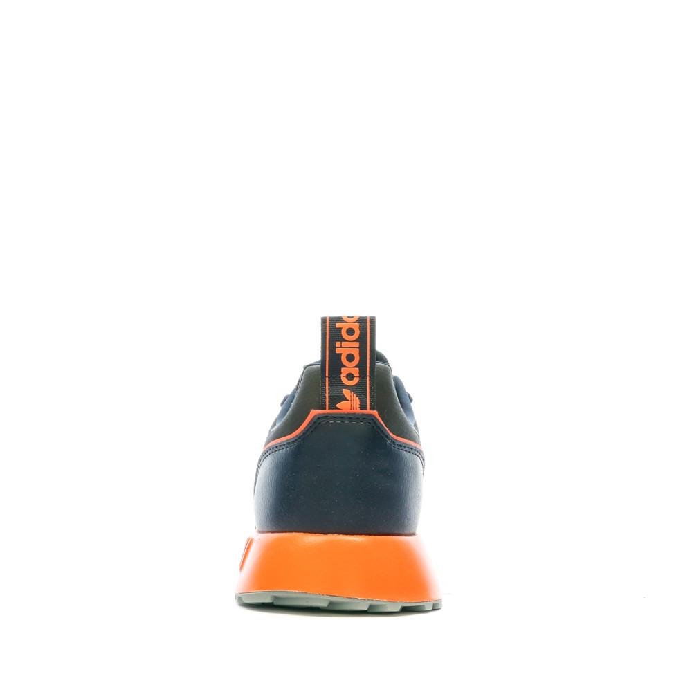 Baskets Noires/Oranges Homme Adidas Multix vue 3