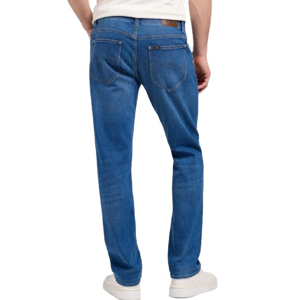 Jean Slim Bleu Homme Lee Straight 112371284 vue 2