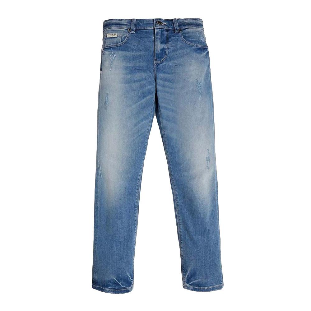 Jean Skinny Bleu Garçon Guess Hopt pas cher