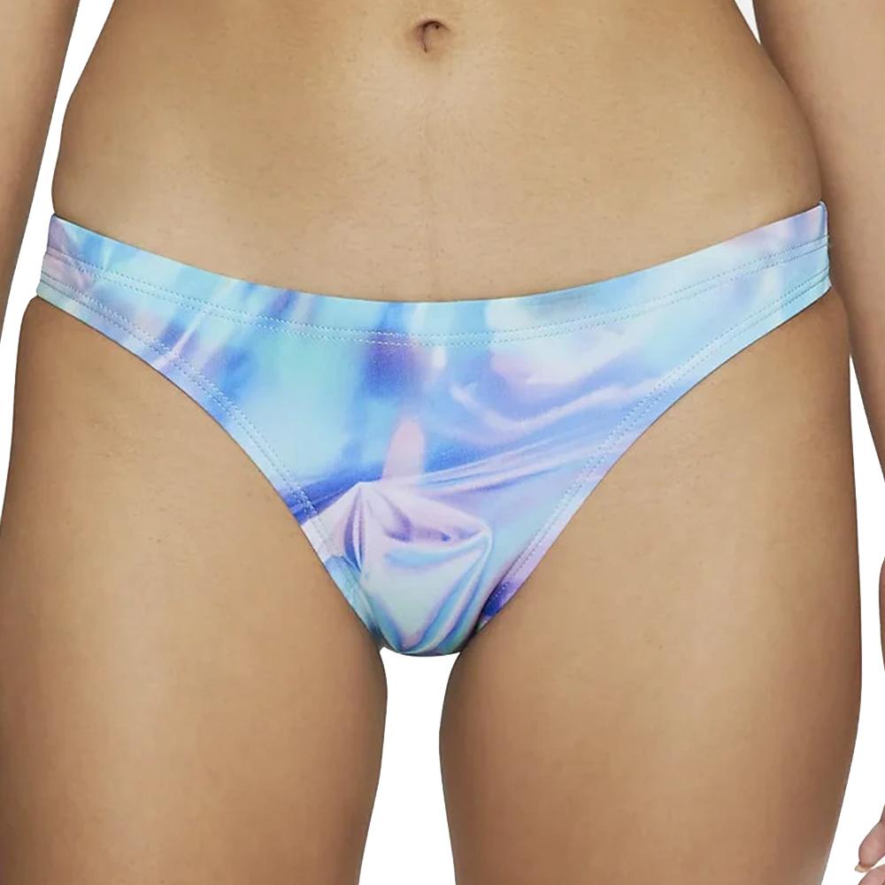 Bas de maillot de bain Bleu Femme Nike Cheeky pas cher