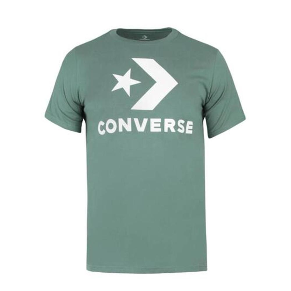 T-shirt Vert Homme Converse Star Chevron pas cher