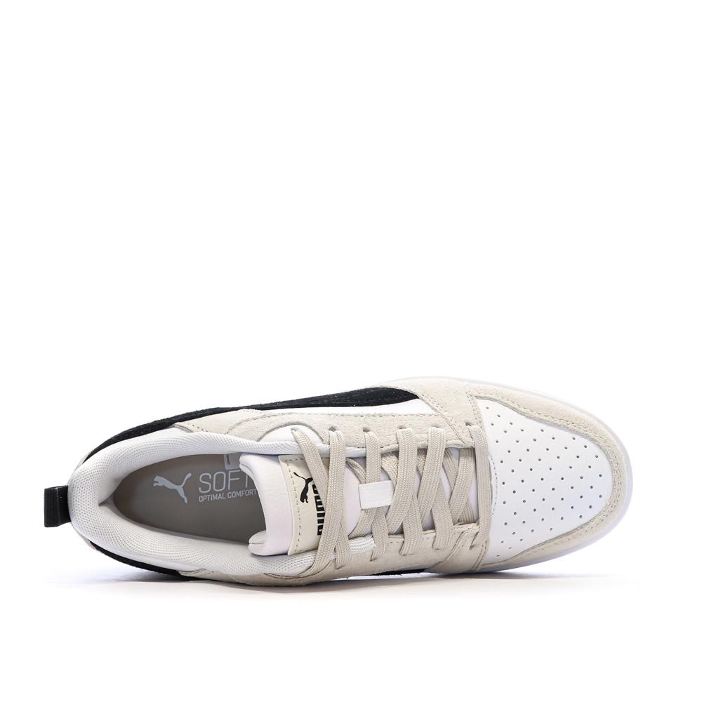 Baskets Blanches/Noires/Beige Mixte Puma Caven 2.0 vue 4