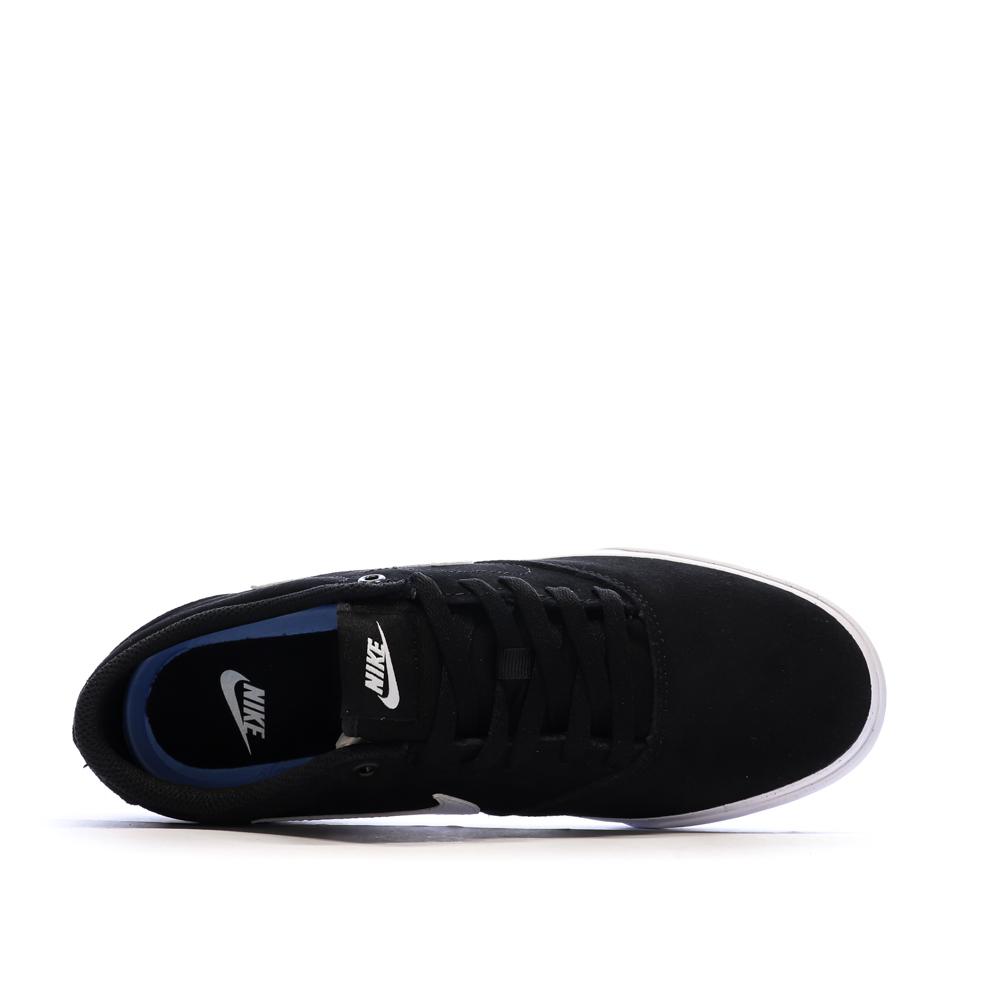 Baskets Noires Homme Nike Charge Suede vue 4