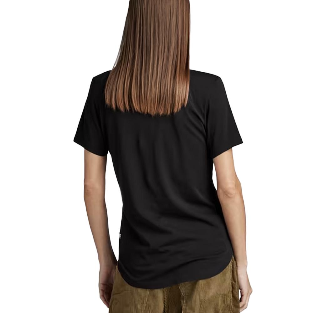 T-shirt Noir Femme G-Star Raw Autograph vue 2