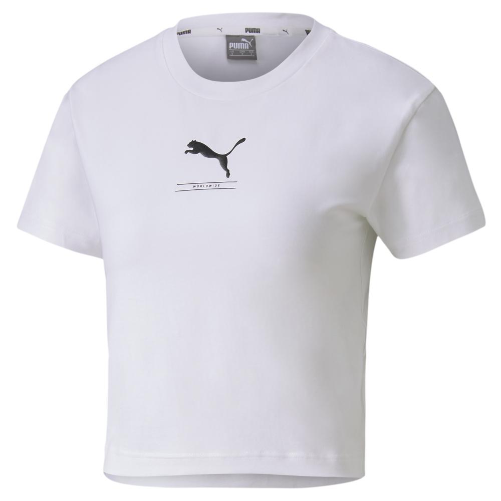T-shirt Blanc Femme Puma Nu-tility pas cher