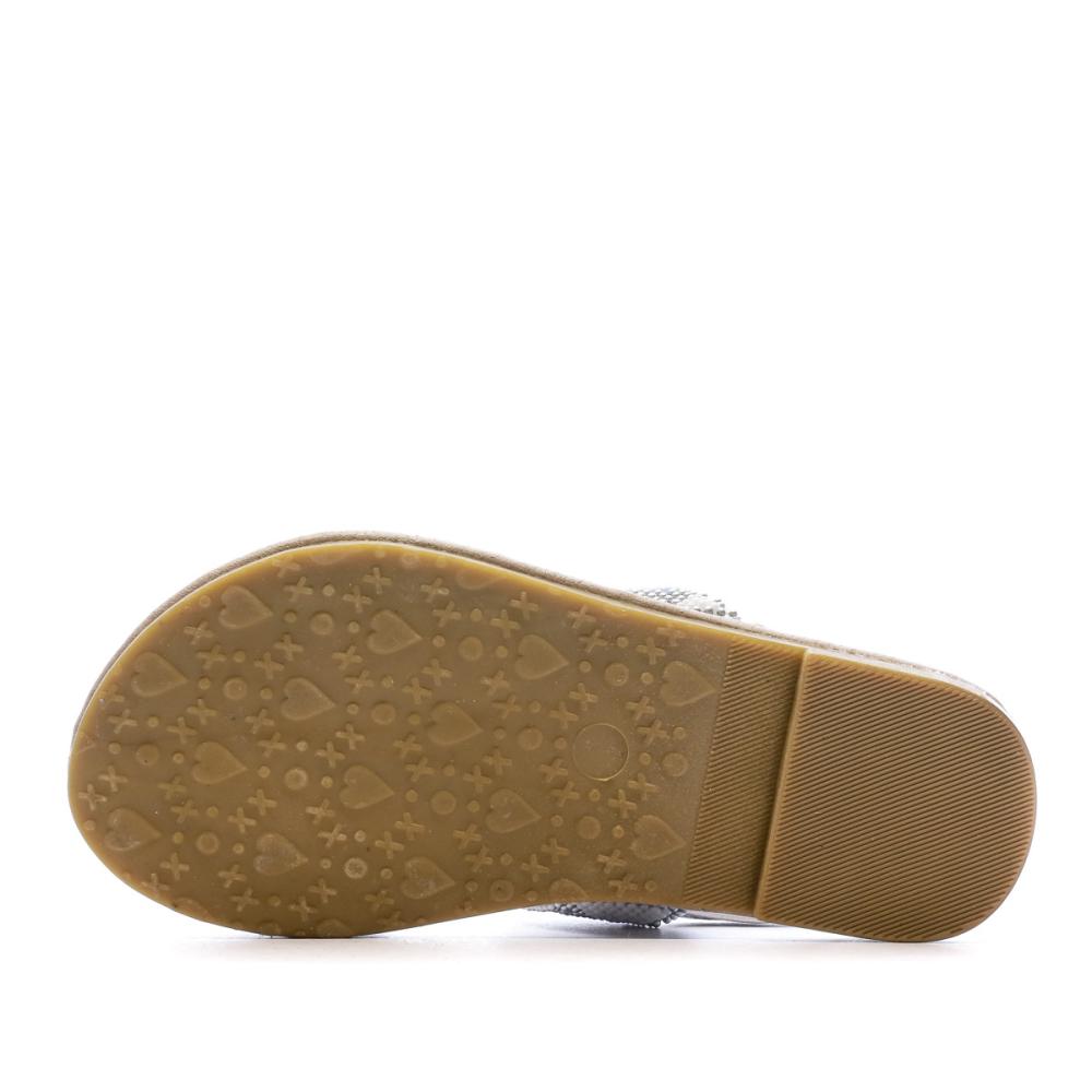 Sandales Argenté/Perles Fille Beppi vue 5
