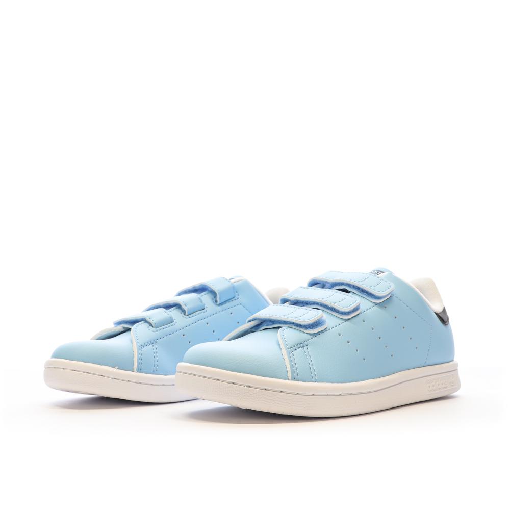 Baskets Bleu Garçon Adidas Stan Smith GW4536 vue 6