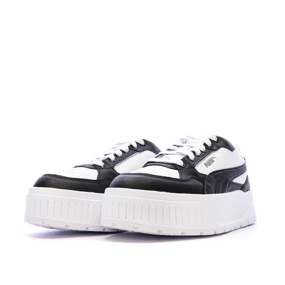 Baskets Blanches/Noires Femme Puma Karmen 397461 vue 6