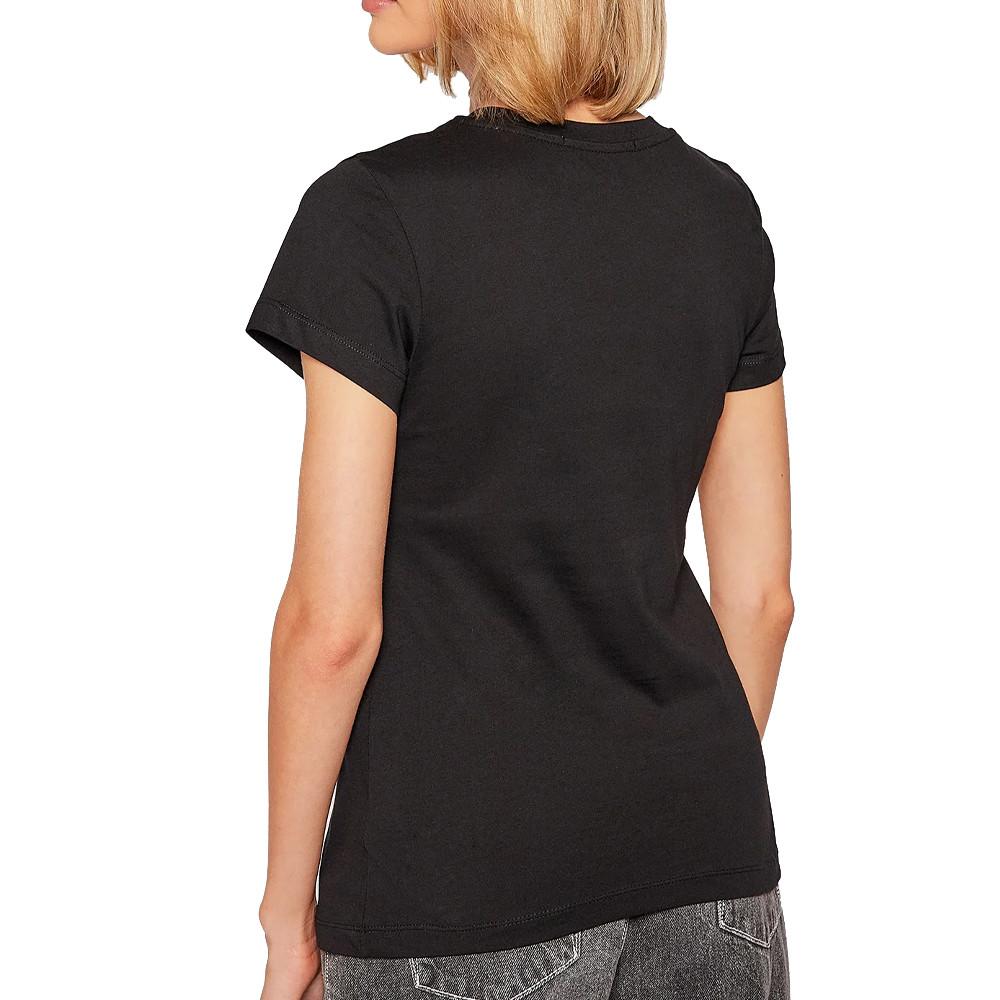Lot x2 T-shirts Noir Femme Calvin Klein Slim vue 3