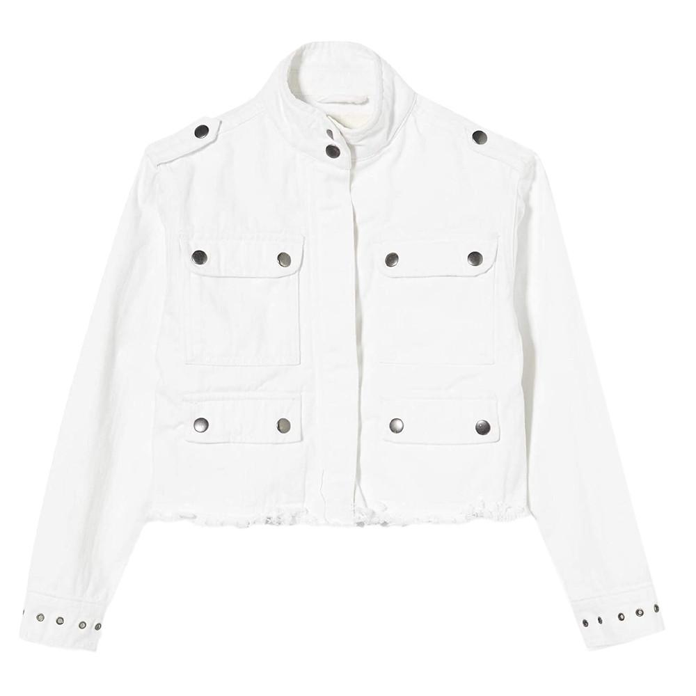 Veste Blanche Fille Teddy Smith Lorrain pas cher