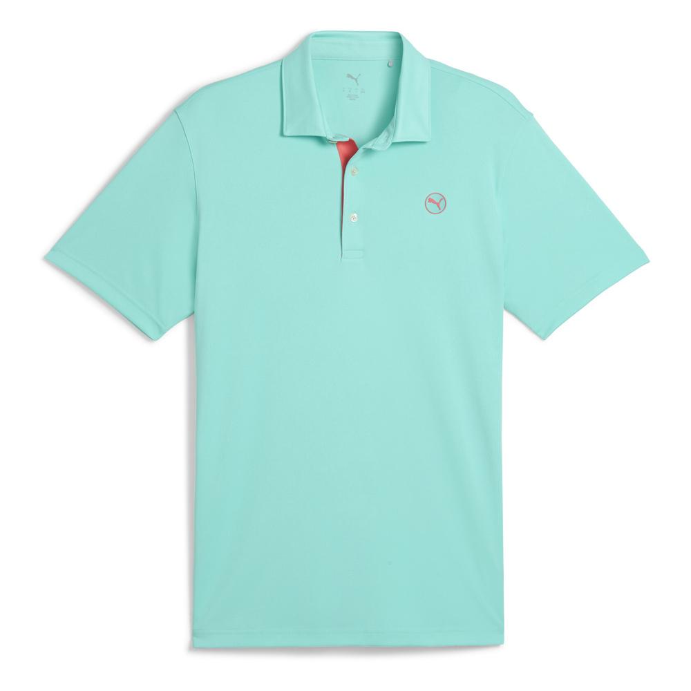 Puma Pure 2.0 Herren Golf Polo Türkis günstig