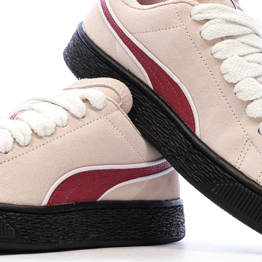 Baskets Rose Femme Puma Suede Xl Sk8 vue 7