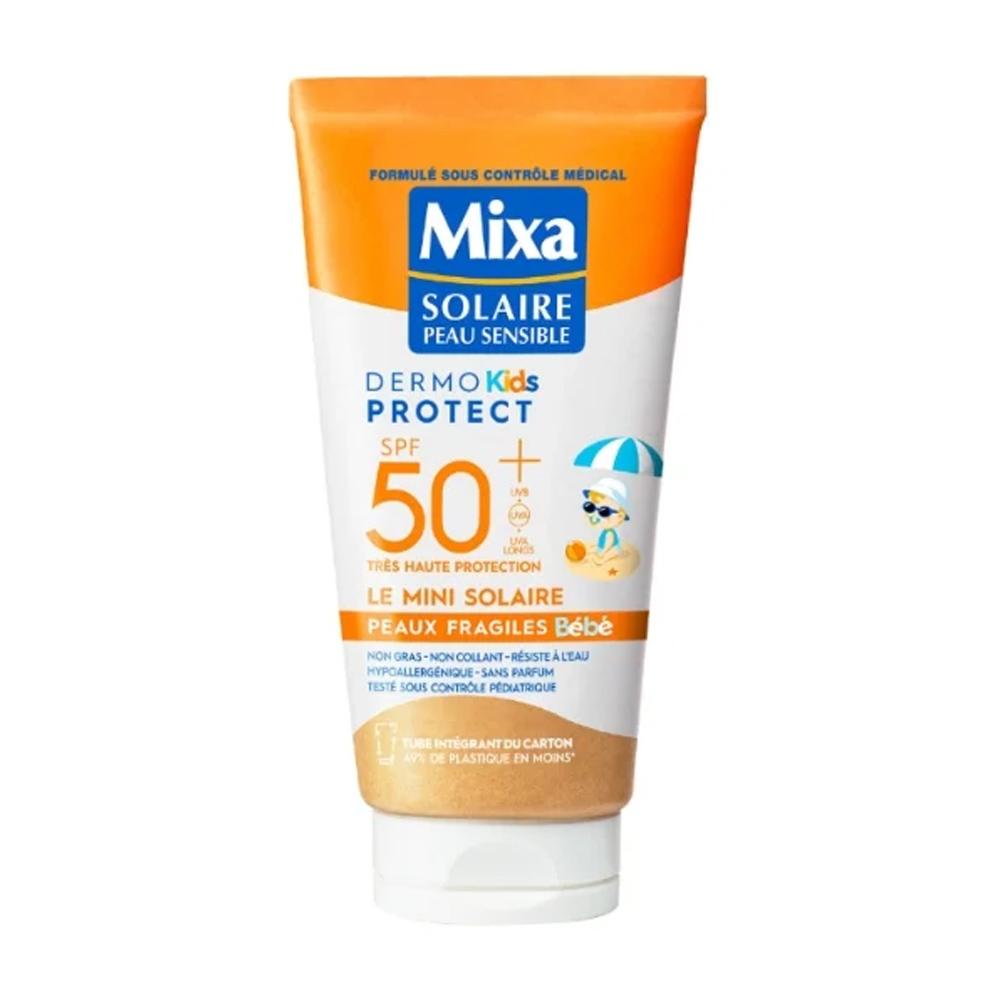 Crème Solaire Bébé Mixa Dermo Protect Kids Peaux Fragiles SPF50+ 50ml pas cher