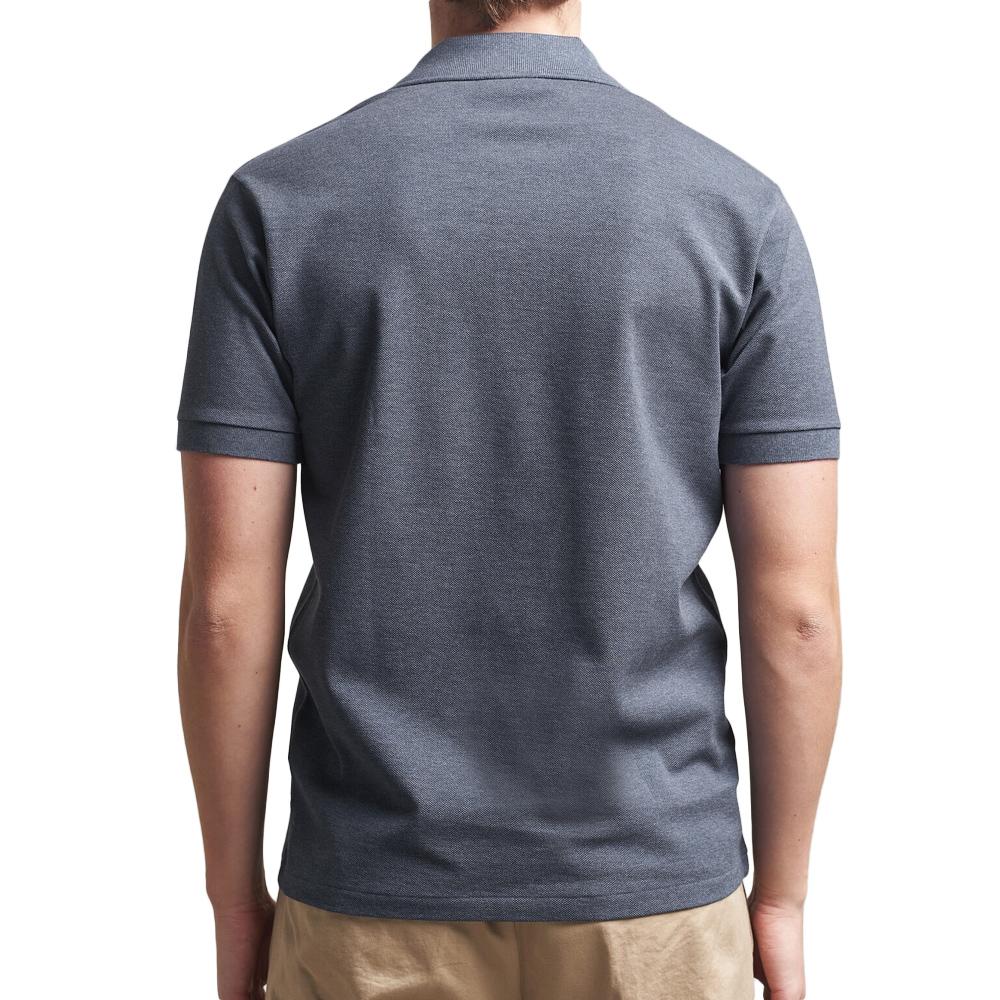 Polo Bleu Chiné Homme Lacoste Polo Classic Fit vue 2