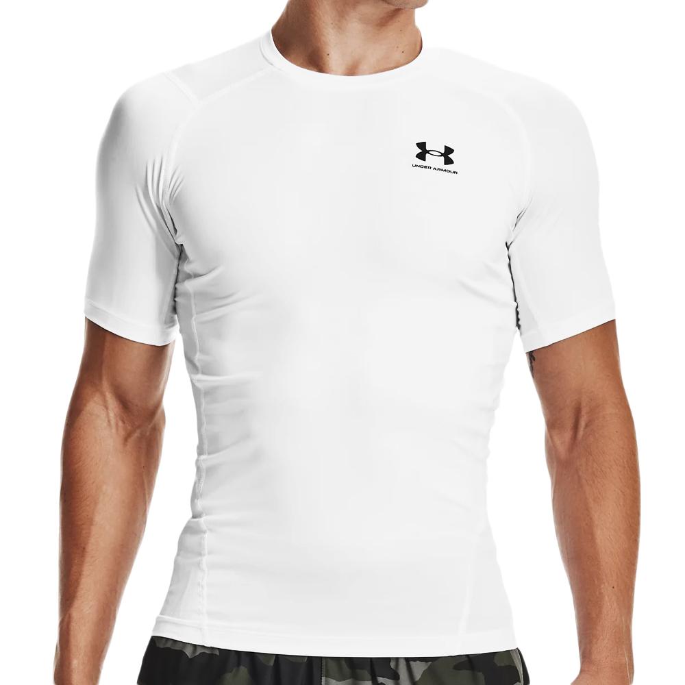 Maillot de Sport Blanc Homme Under Armour Comp 1361518 pas cher