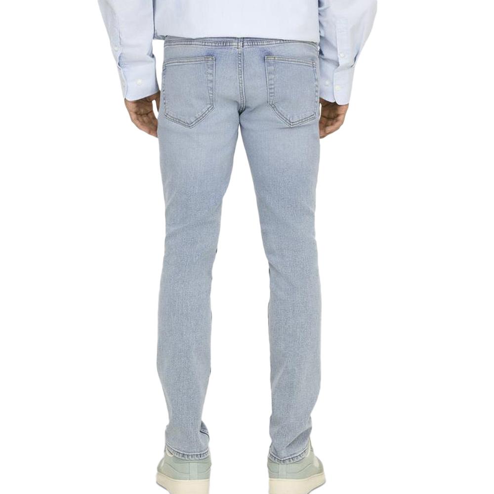 Jean Coupe Slim Bleu Clair Homme Only & Sons Light vue 2