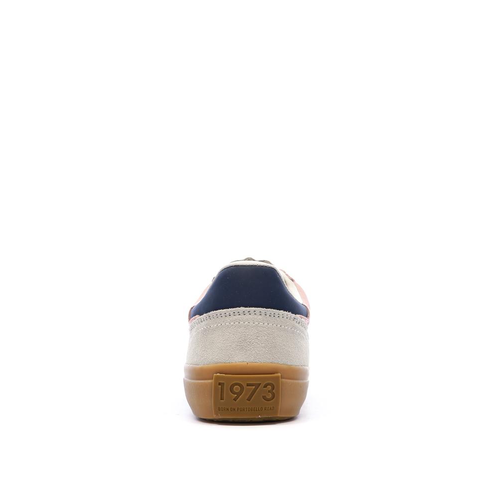 Baskets Roses Femme Pepe jeans Travis Retro vue 3