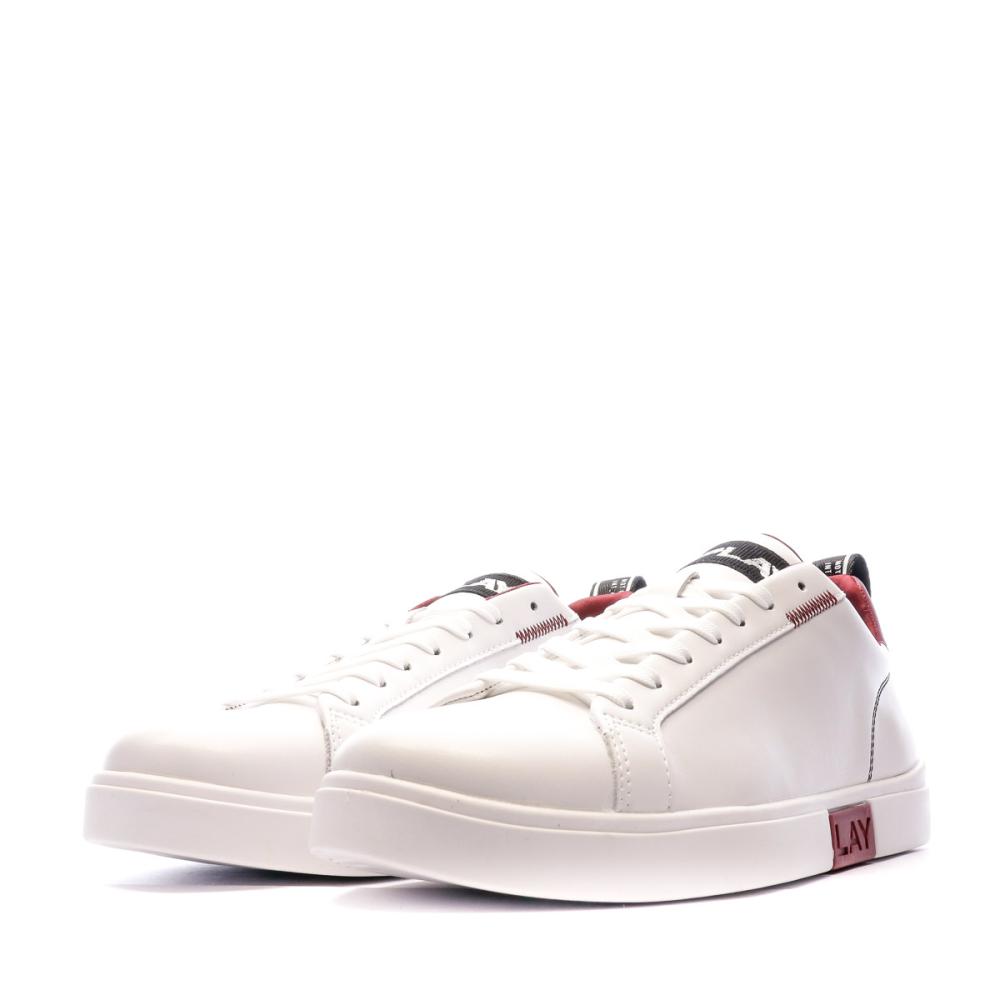 Baskets Blanches/Rouge Homme Replay Polaris vue 6
