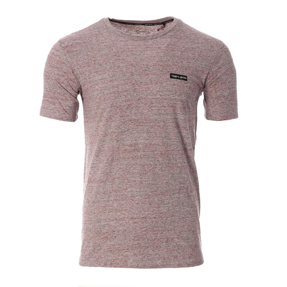 T-shirt Rouge Chiné Homme Teddy Smith Chine pas cher