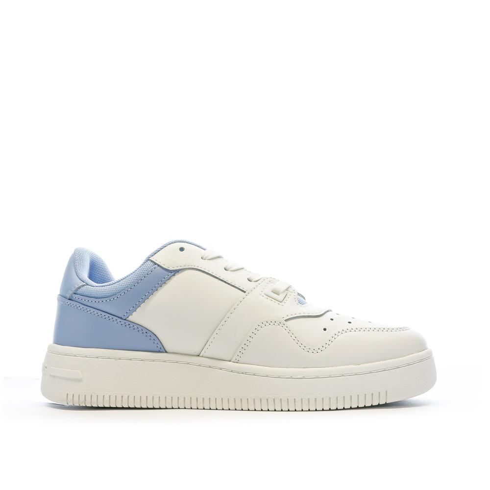 Baskets Blanches/Bleu Femme Tommy Hilfiger EN0EN02505 vue 2