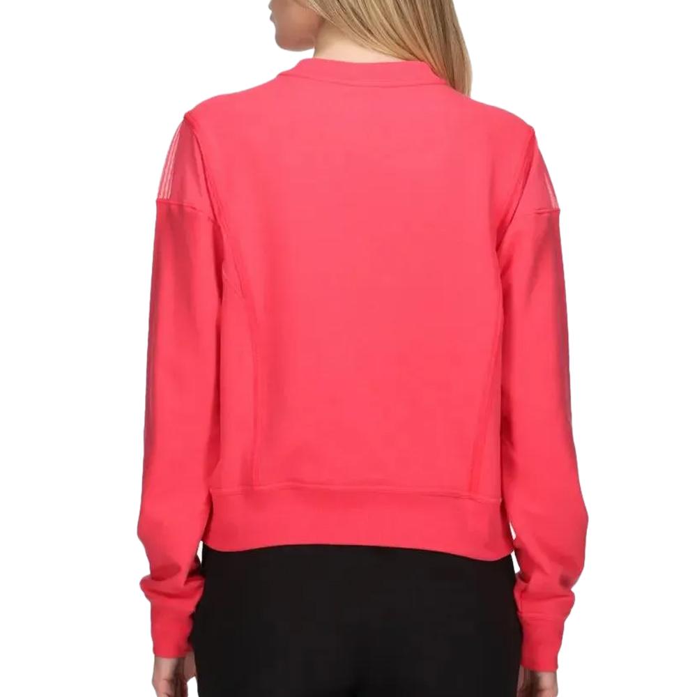 Sweat Rose Femme Nike One Crew vue 2