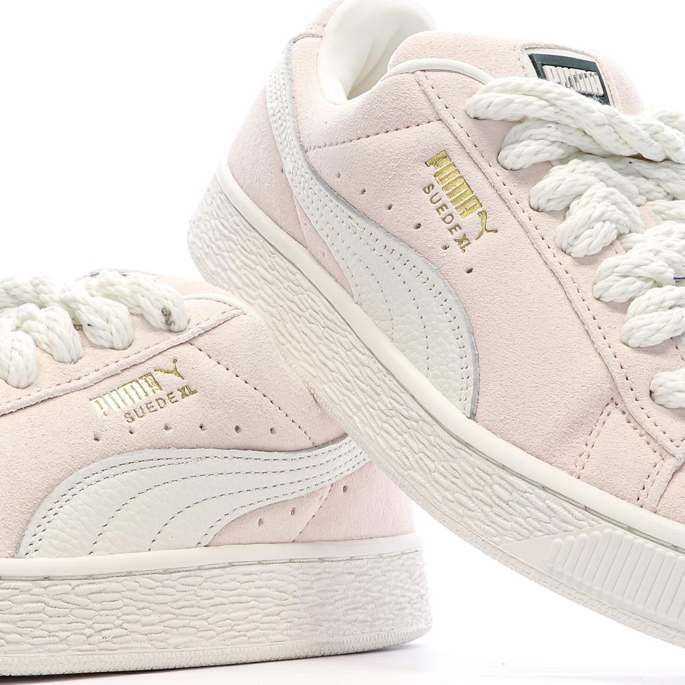 Baskets Rose Pale Femme Puma Suede Xl Rope vue 7