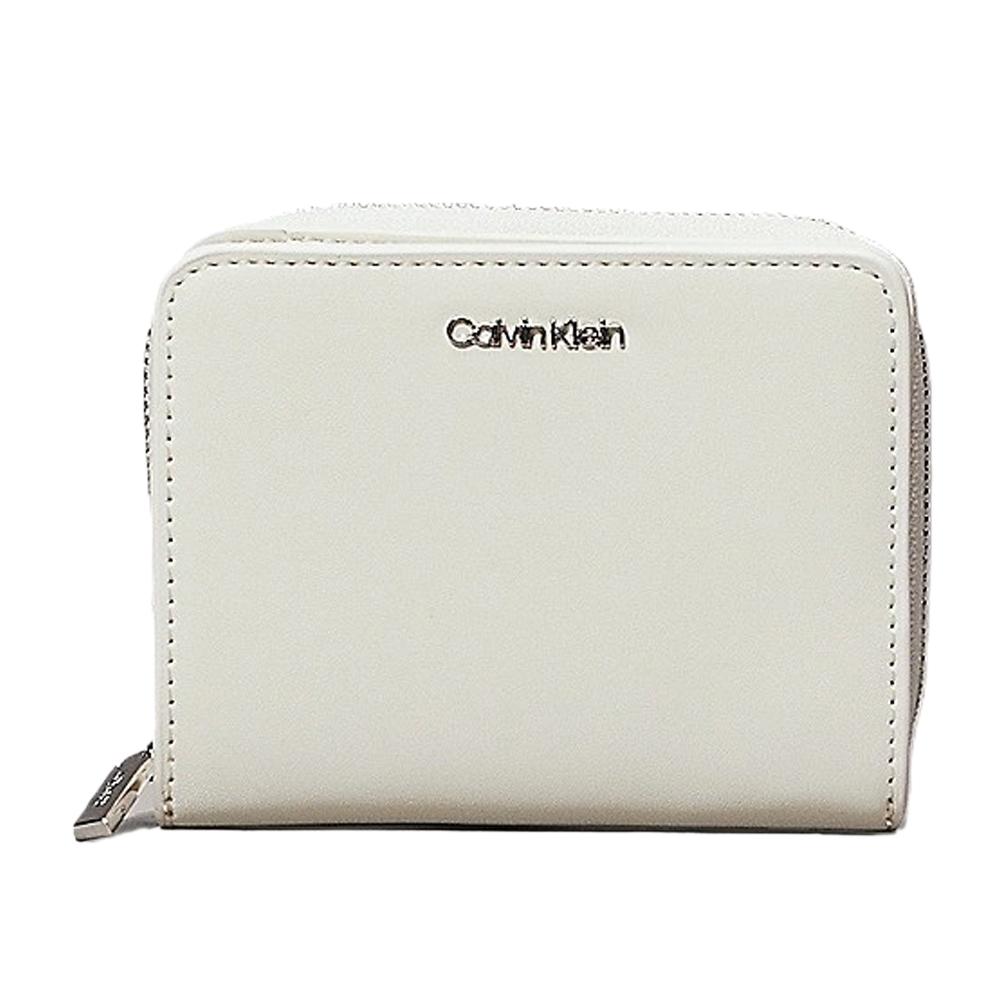 Portefeuille Ecru Femme Calvin Klein Jeans Ck pas cher