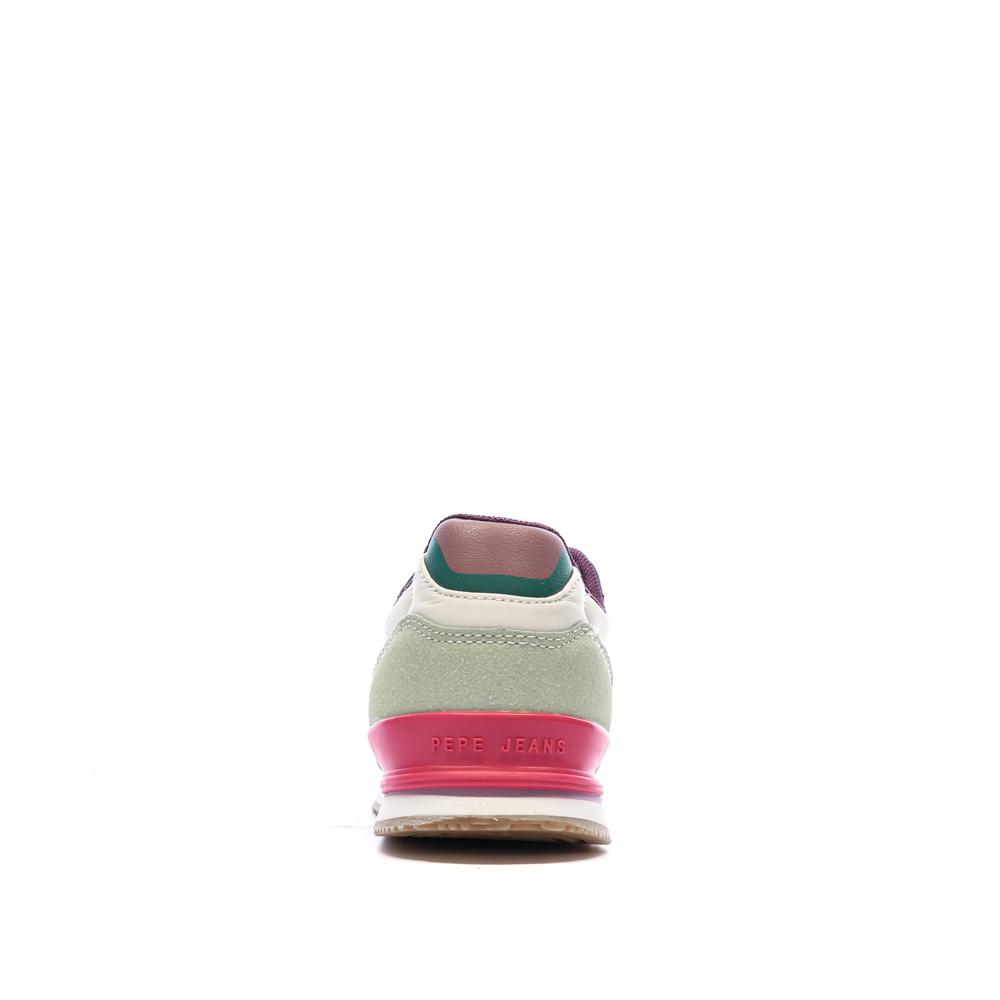 Baskets Violet Femme Pepe jeans London Band vue 3