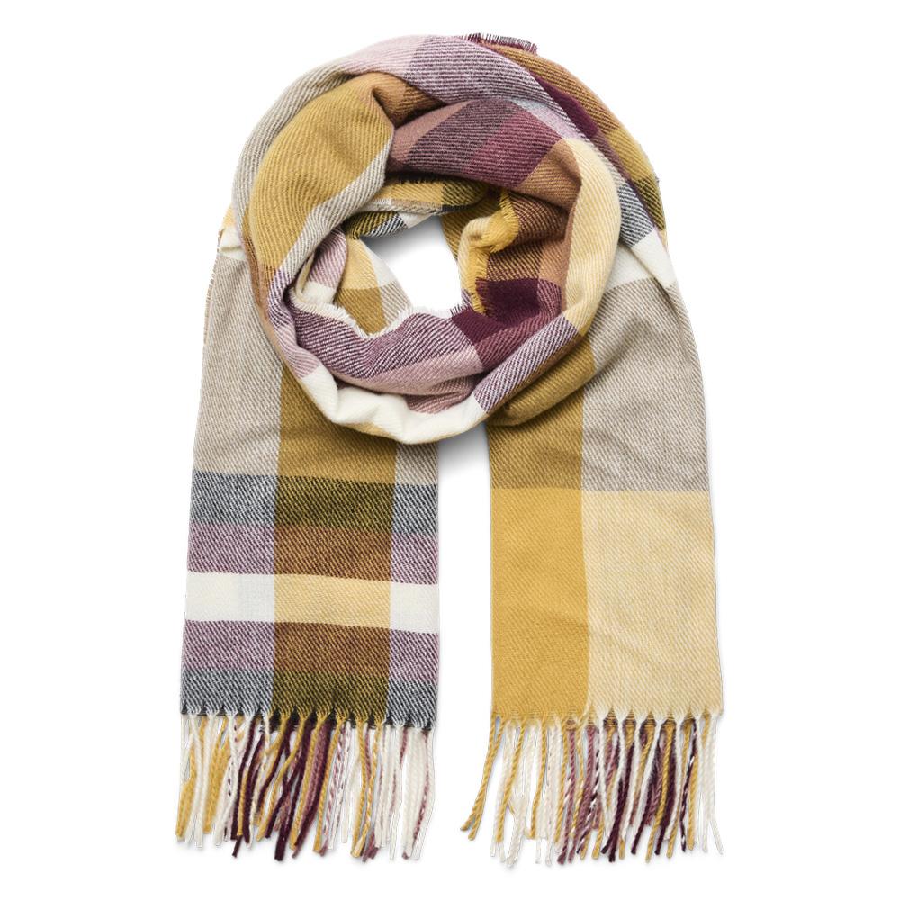 Écharpe Rose/Blanc Femme Vero Moda Mellen Scarf pas cher