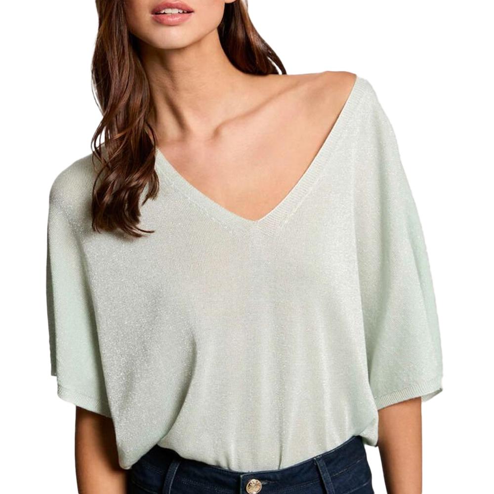T-Shirt Vert Femme Morgan MDIX pas cher