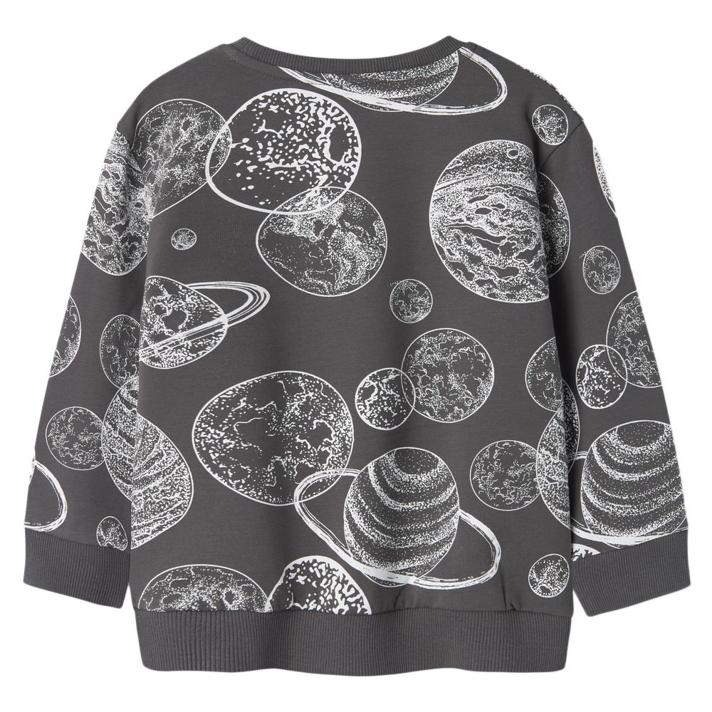 Sweat Gris Garçon Name it Daim Nasa vue 2