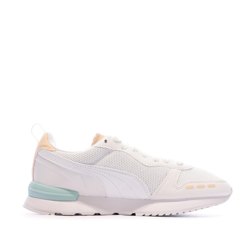 Baskets Blanches Femme Puma R78 vue 2