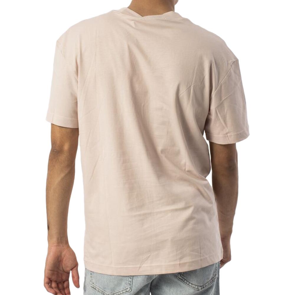 T-shirt Rose Homme Calvin Klein Jeans Institutional vue 2