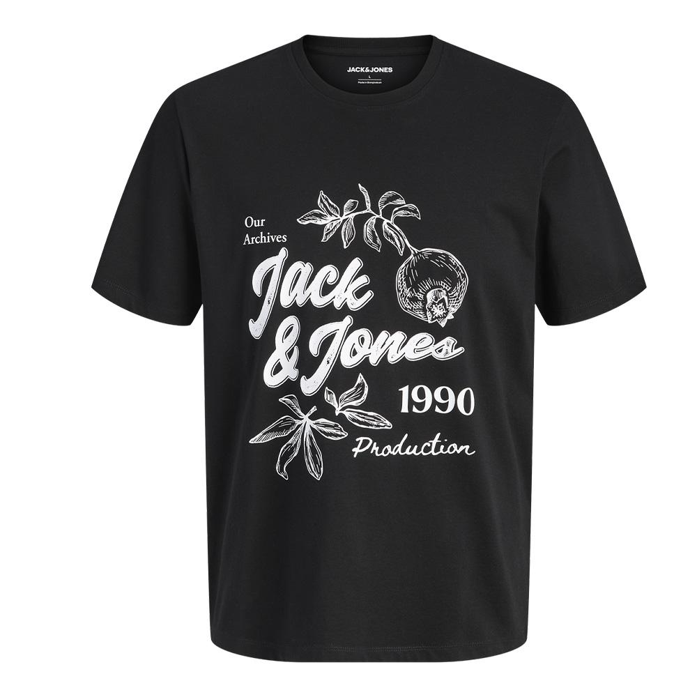 T-Shirt Noir Homme Jack & Jones Arri pas cher