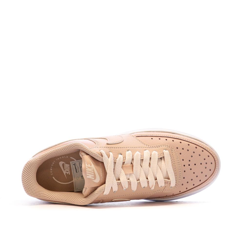 Baskets Rose Femme Nike Nike Court Vision Alta vue 4