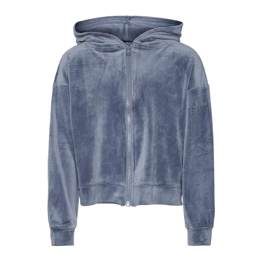 Sweat Zippé Bleu Fille Vero Moda Mathena pas cher