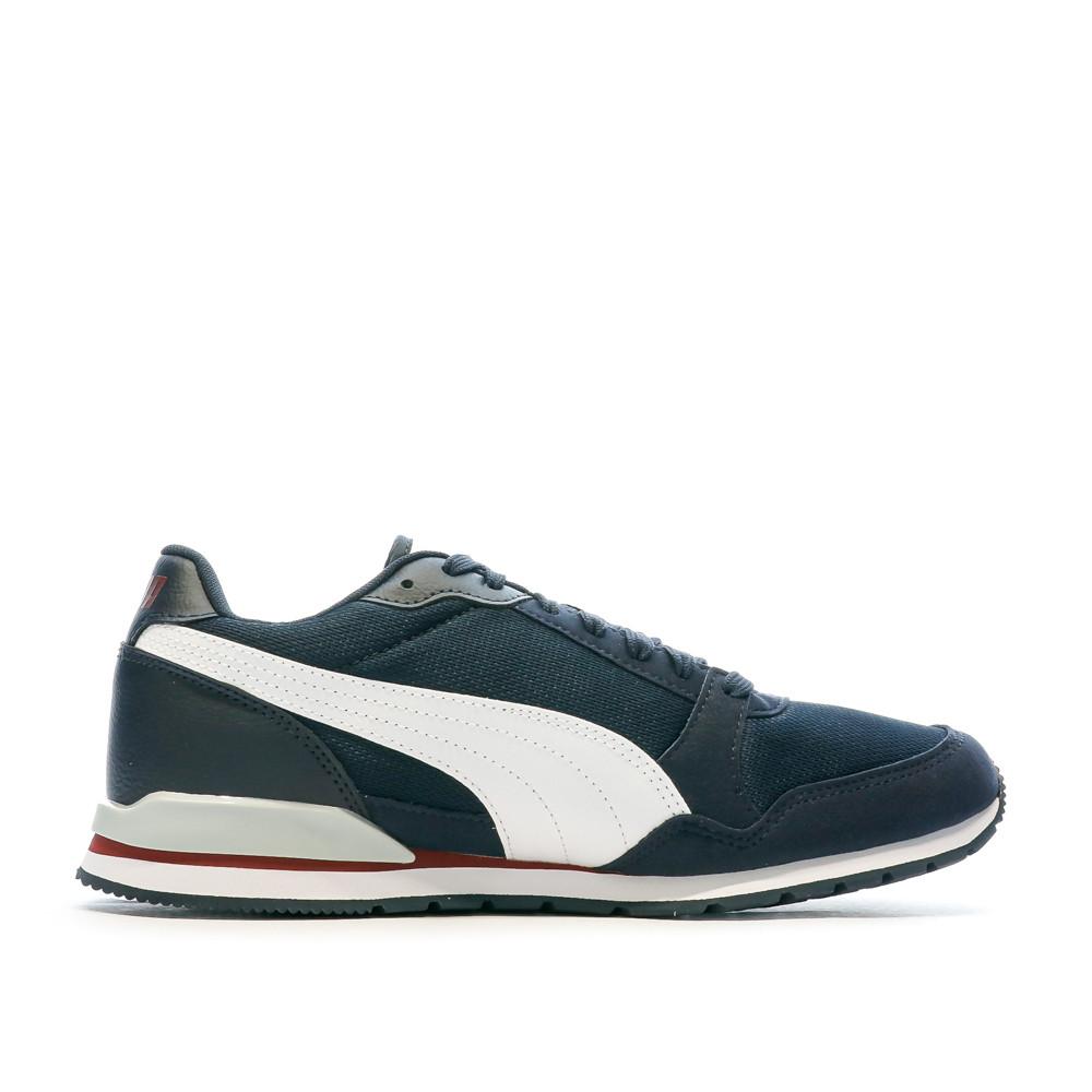 Baskets Marine/Blanc Homme Puma V3 Mesh Castlerock vue 2