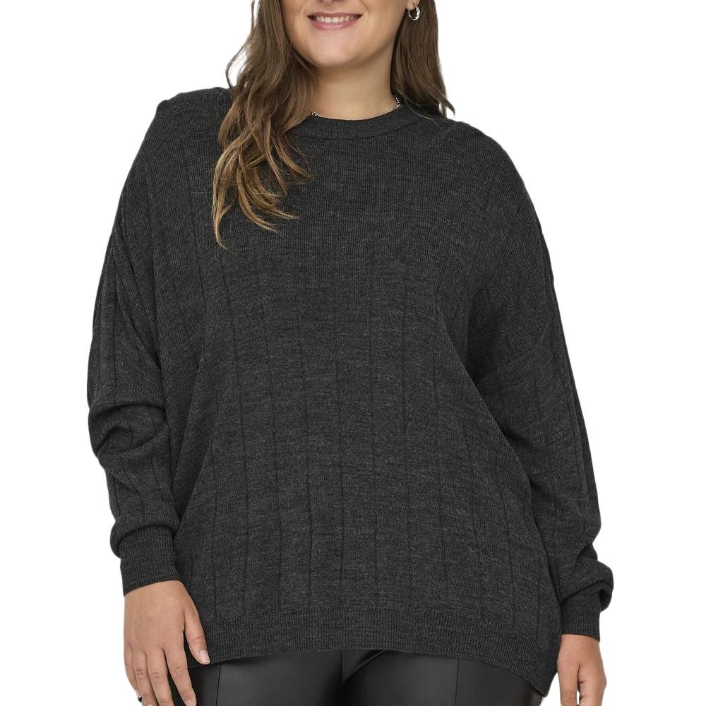 Pull Gris Femme Only Carmakoma Tess pas cher